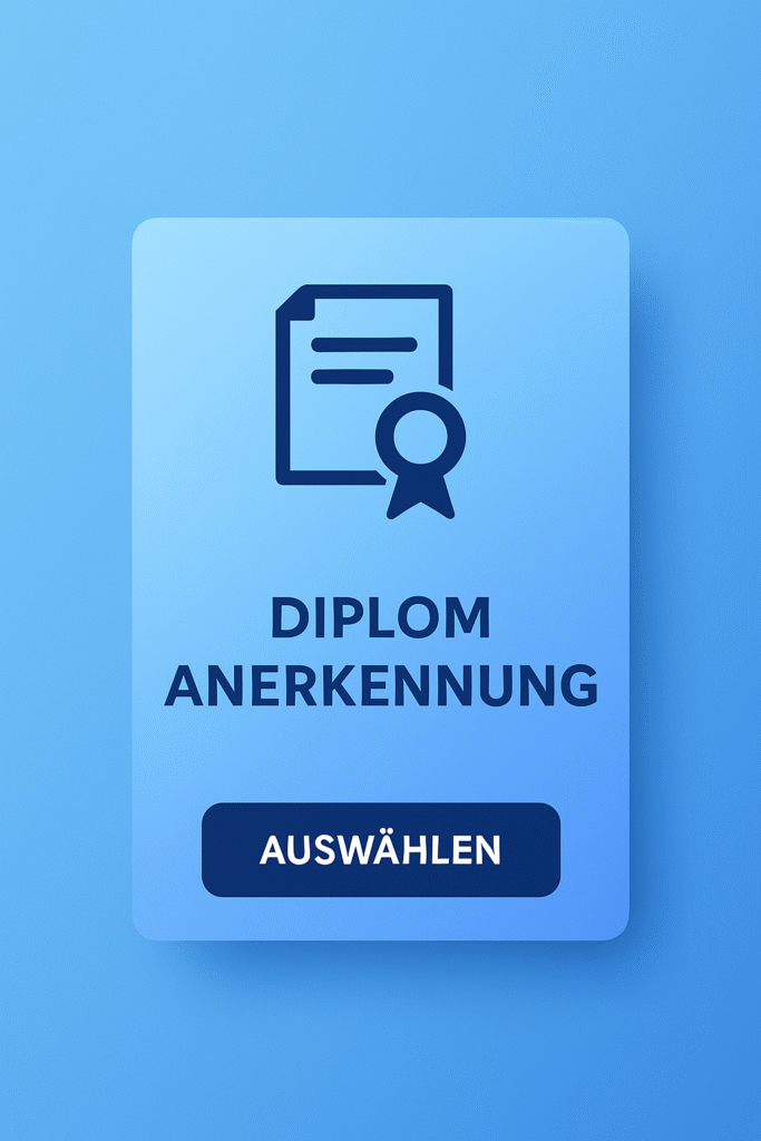 Diplom Anerkenung Paket-Balkan Personal
